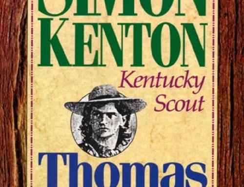 Adventure story, biography, western, history fitting labels  for “Simon Kenton, Kentucky Scout”