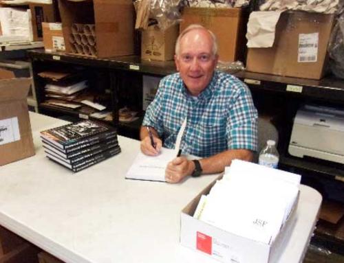 Onkst, JSF board chairman, visits to sign copies of his book Presidential Visits to Kentucky